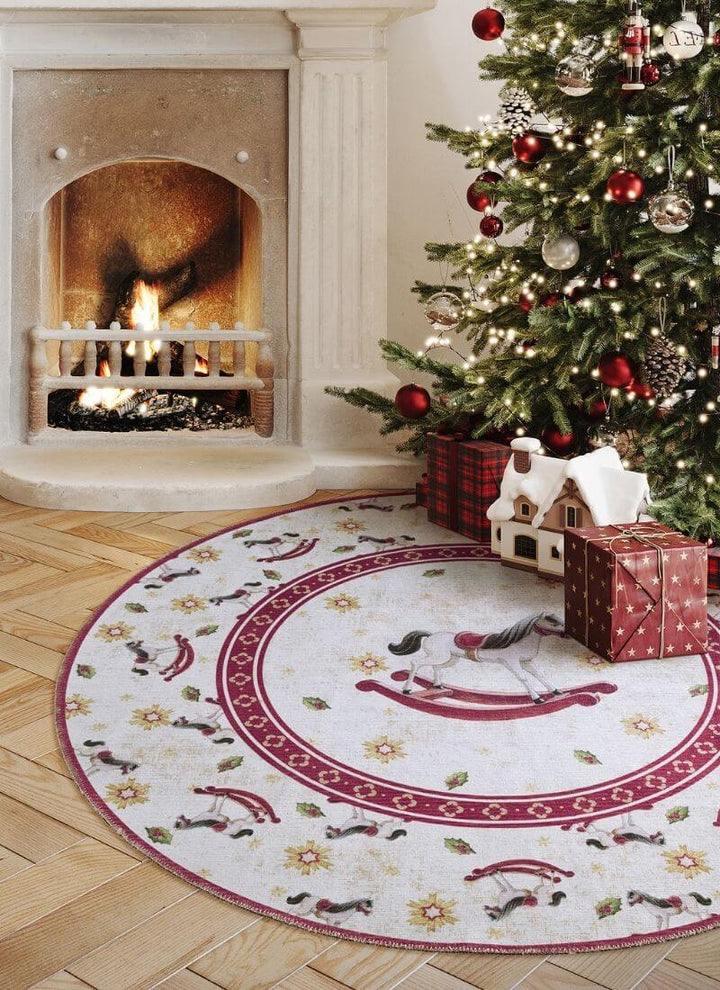 Villeroy & Boch Toy's Round Christmas Rug – 160 cm