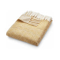 Woven Trellis Design Throw Gold