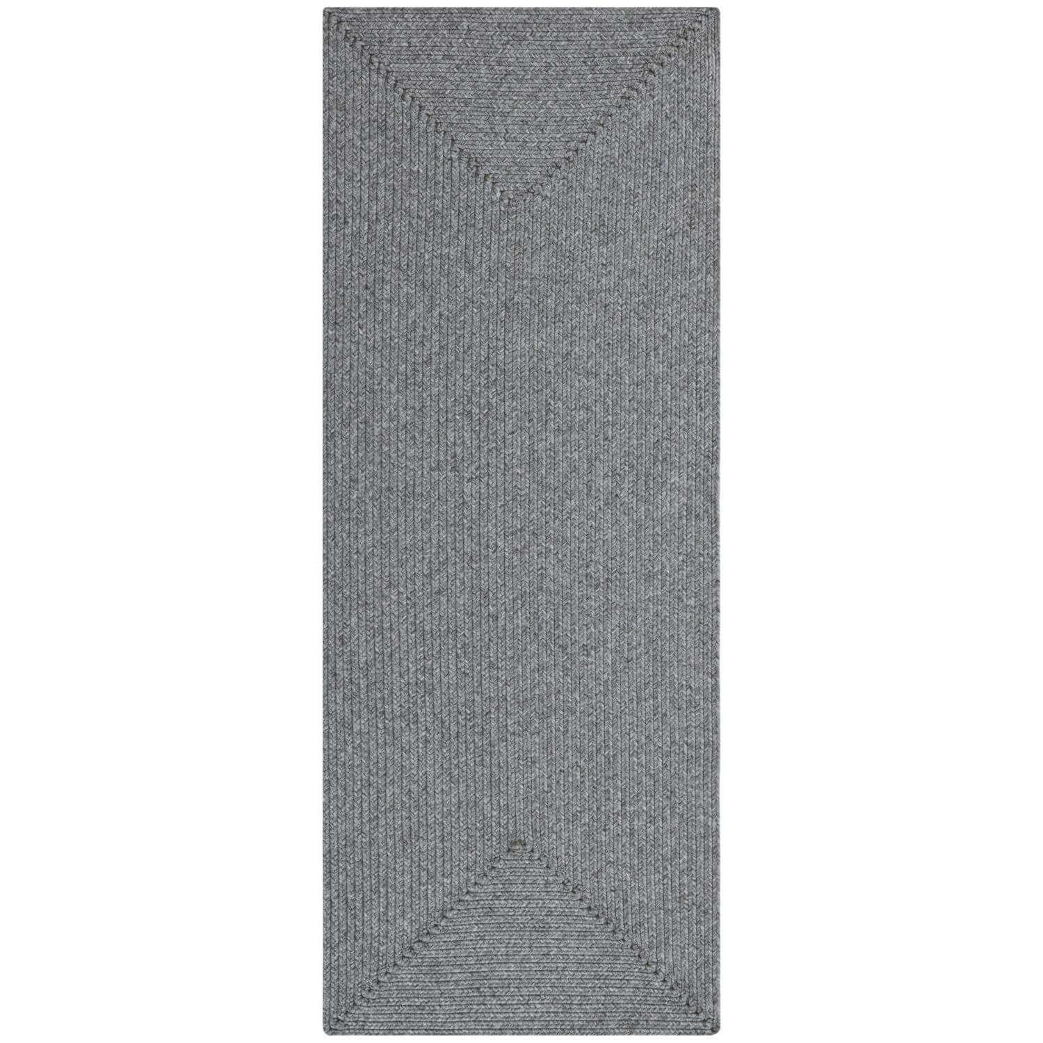 Indoor Outdoor Trenzado Light Grey Rug