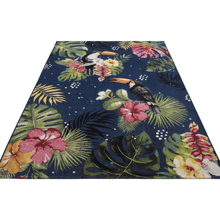 Indoor-Outdoor Tropical Design Rug