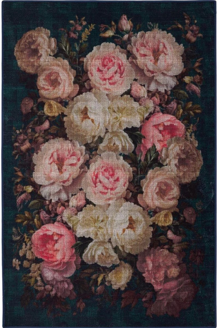 Eco-Washable Twilight Garden Rug
