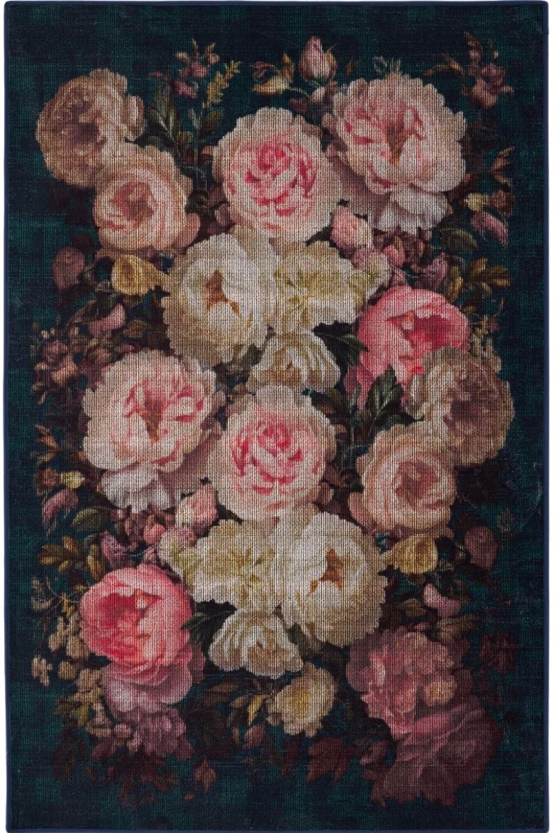 Eco-Washable Twilight Garden Rug