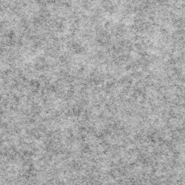 Gray felt notebook on a white background zoom