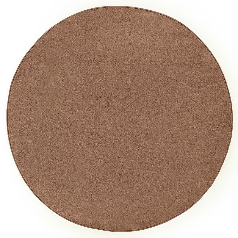 Modern Plain Brown Rug – Soft Short Pile