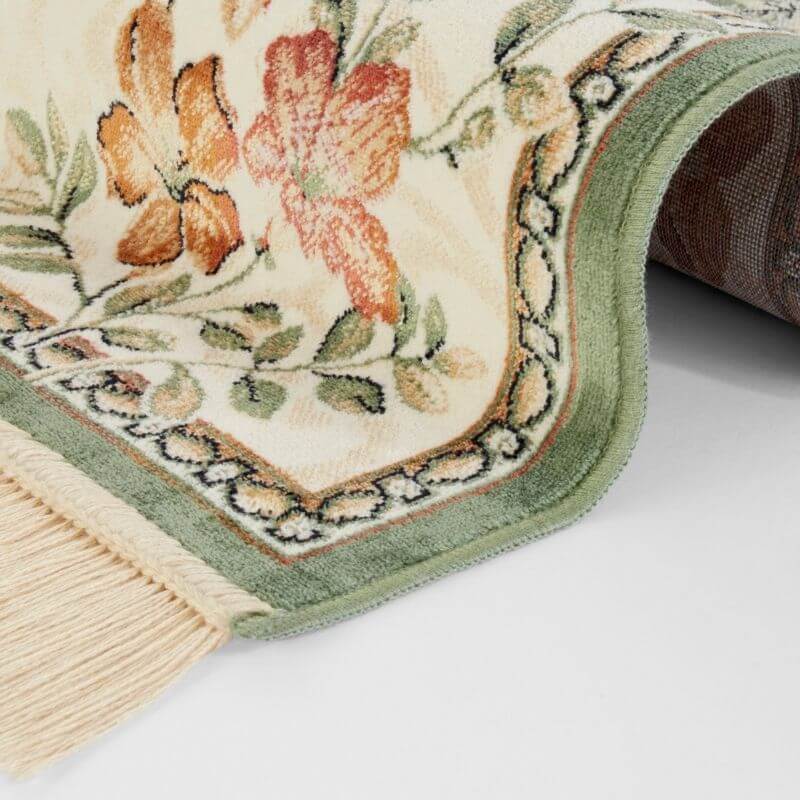 The Rugs Fringed Vintage Floral Rug - Timeless Elegance