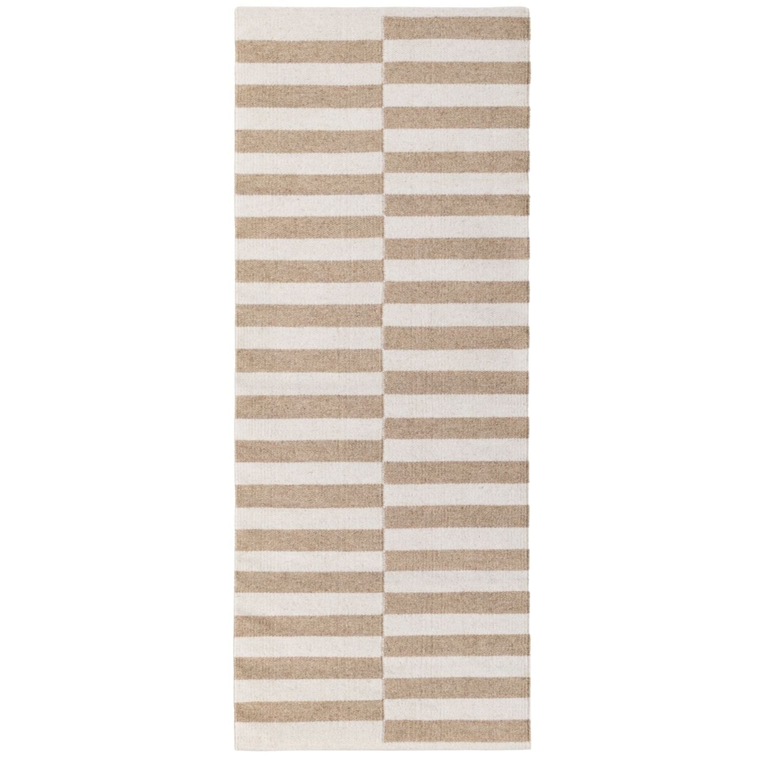 Vika Beige colour wool rug, textured pile, reversible rug, eco-friendly, hand-made rug.