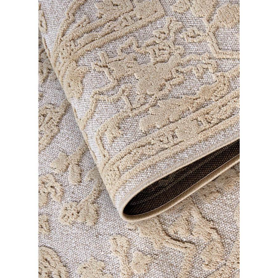 The Rugs Floral Design Soft Pile Rug for Elegance