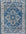 The Rugs Short-Pile Classic Medallion Blue Rug - Luxurious