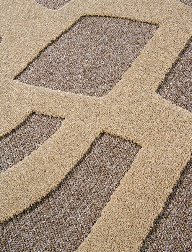 The Rugs Geometric Design Short Pile Rug - Modern Comfort