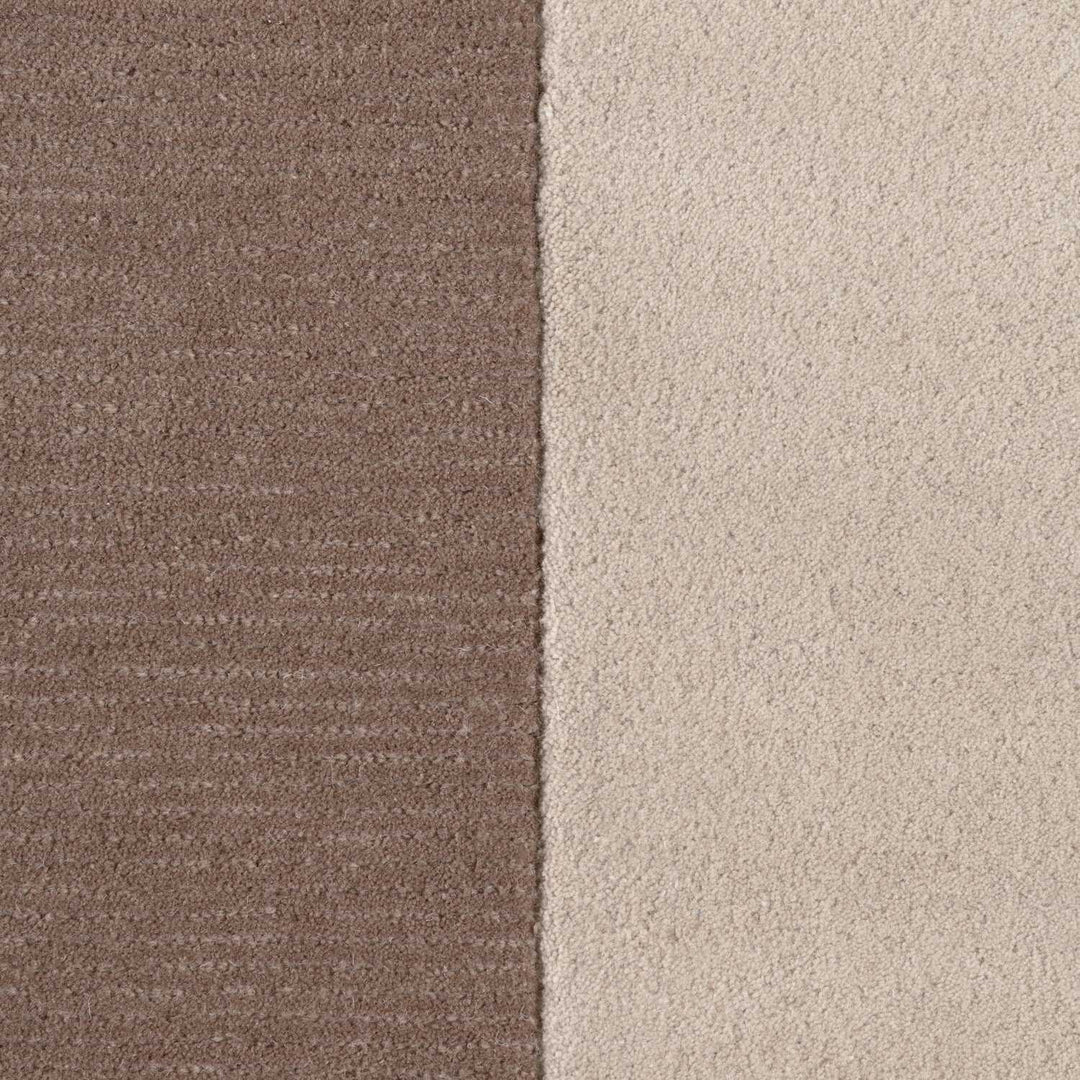 Villeroy &amp; Boch 1888 Wool Rug, cream-brown colours, striped design, easy to clean, pure wool, for everyday living.