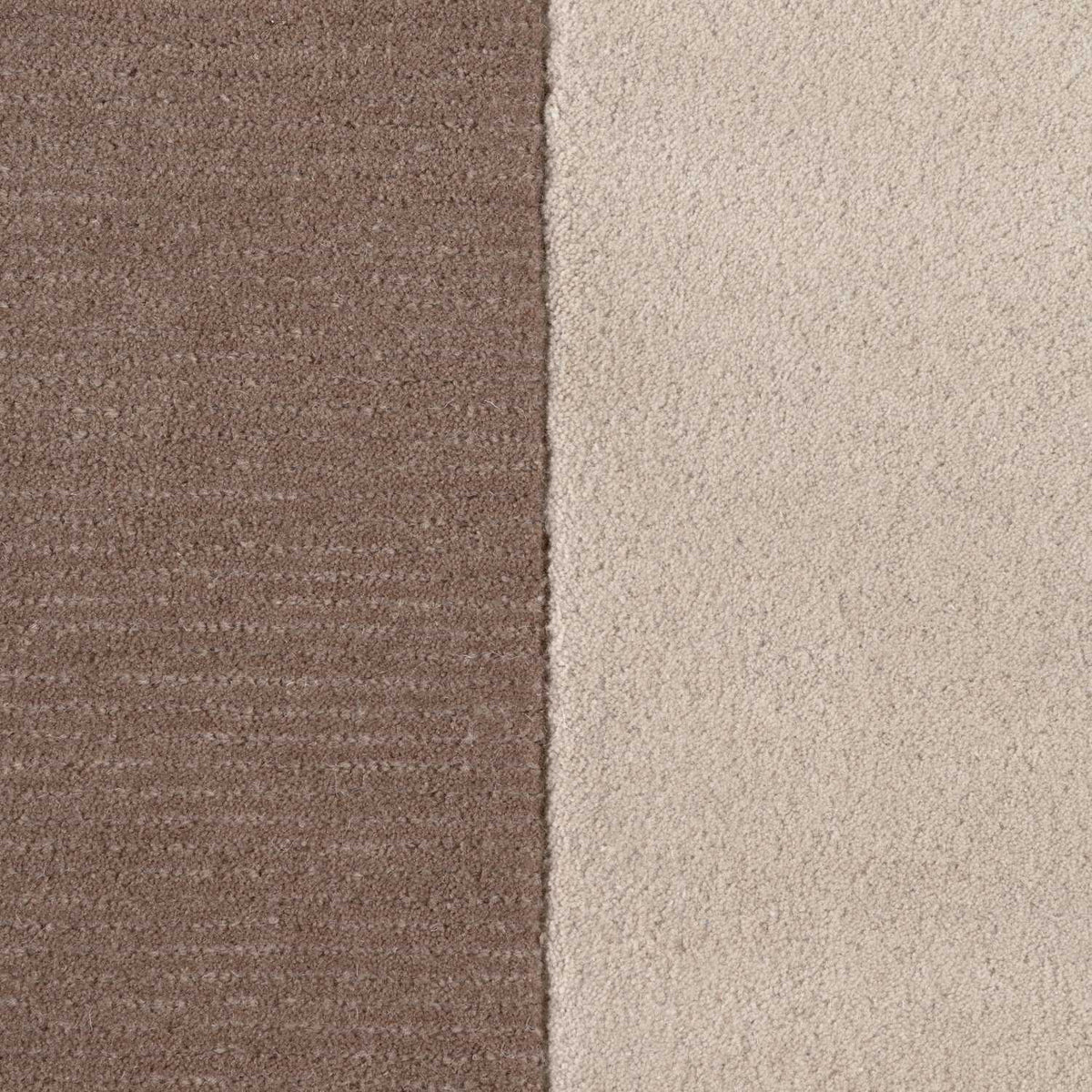 Villeroy & Boch 1888 Wool Rug, cream-brown colours, striped design, easy to clean, pure wool, for everyday living.