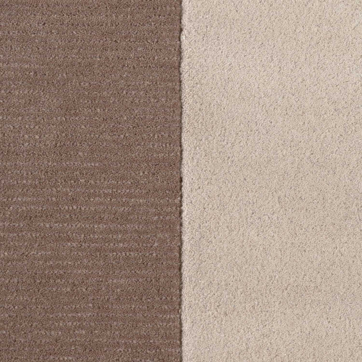 Villeroy &amp; Boch 1888 Wool Rug, cream-brown colours, striped design, easy to clean, pure wool, for everyday living.