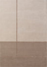 Pure wool rug, cream beige colours, cotton backing, cosy warmth, hand-crafted.