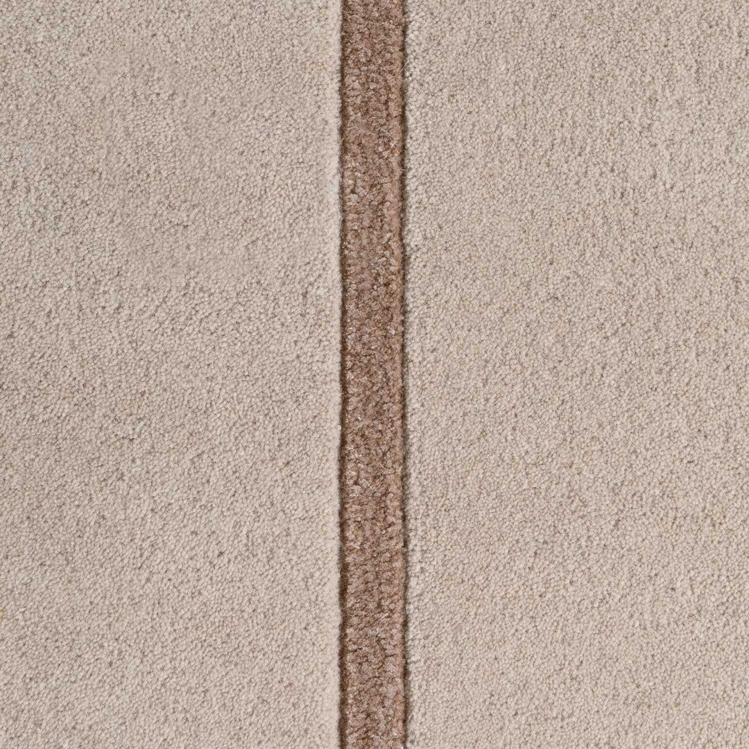 Pure wool rug, cream beige colours, cotton backing, cosy warmth, hand-crafted.