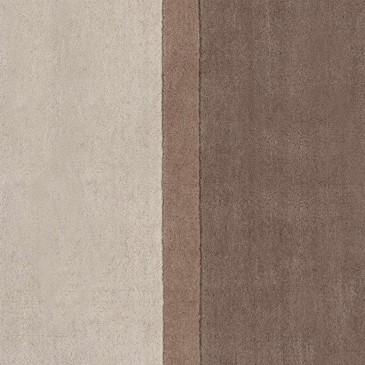 Pure Wool Rug, cream brown colours, cotton backing, everyday simple care, hand-made rug.