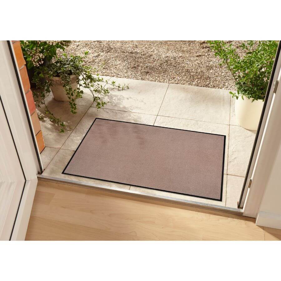 The Rugs Solid Colour Washable Doormat for Indoor & Outdoor