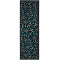 Washable Boho Floral Indoor Mat