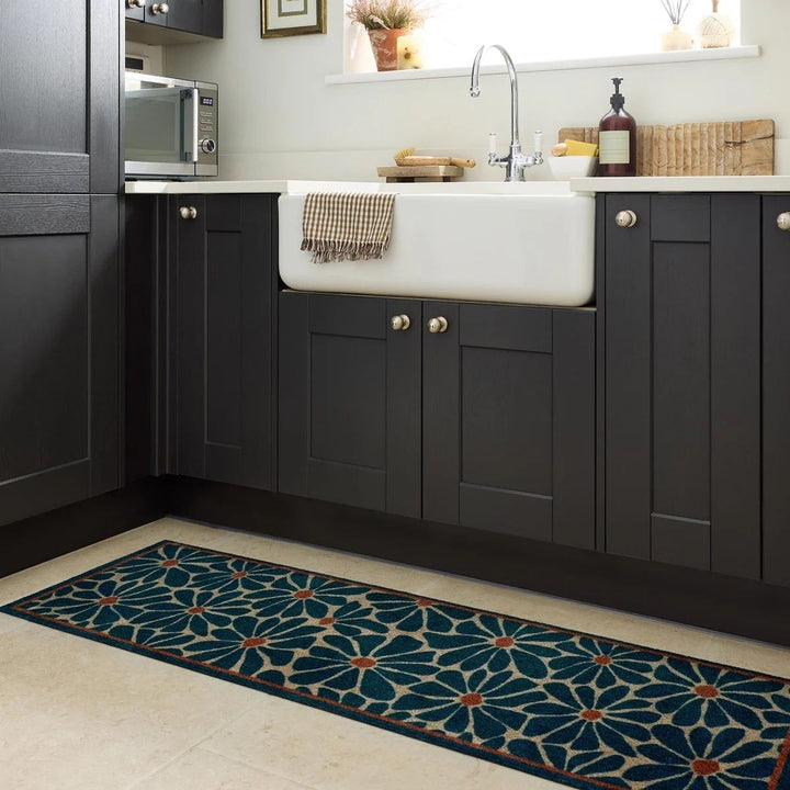 Washable Floral Indoor Mats