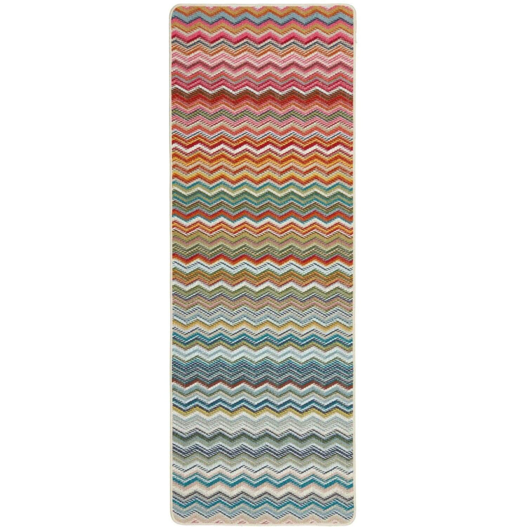 The Rugs Washable Indoor Mat Stripe Design | Durable Runner