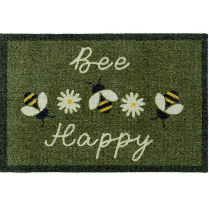 Washable Floral Indoor Mats