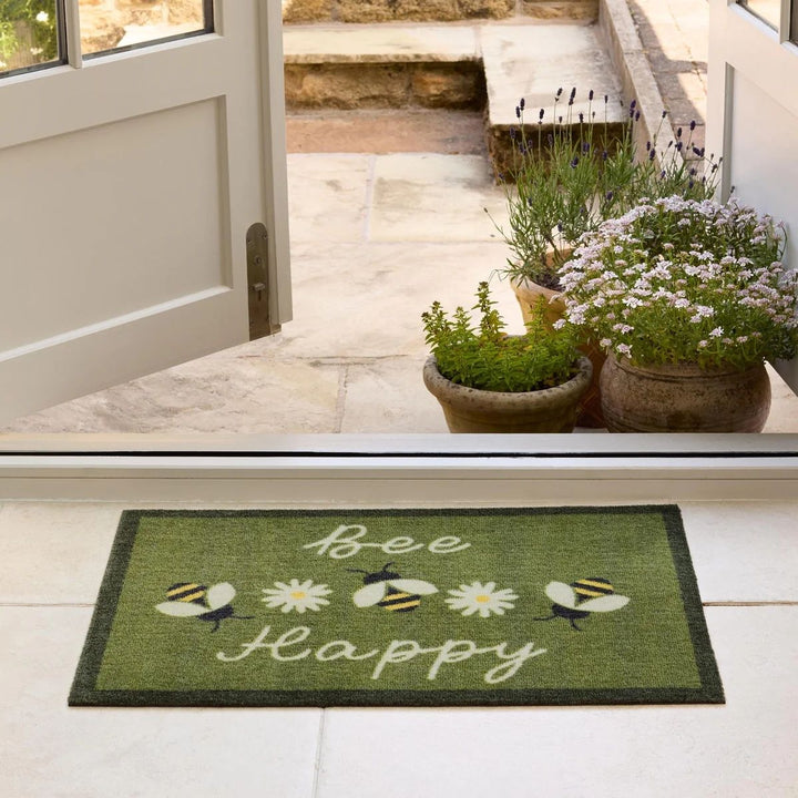 Washable Floral Indoor Mats
