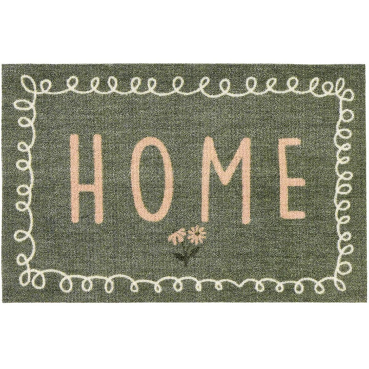 Washable Floral Indoor Mats