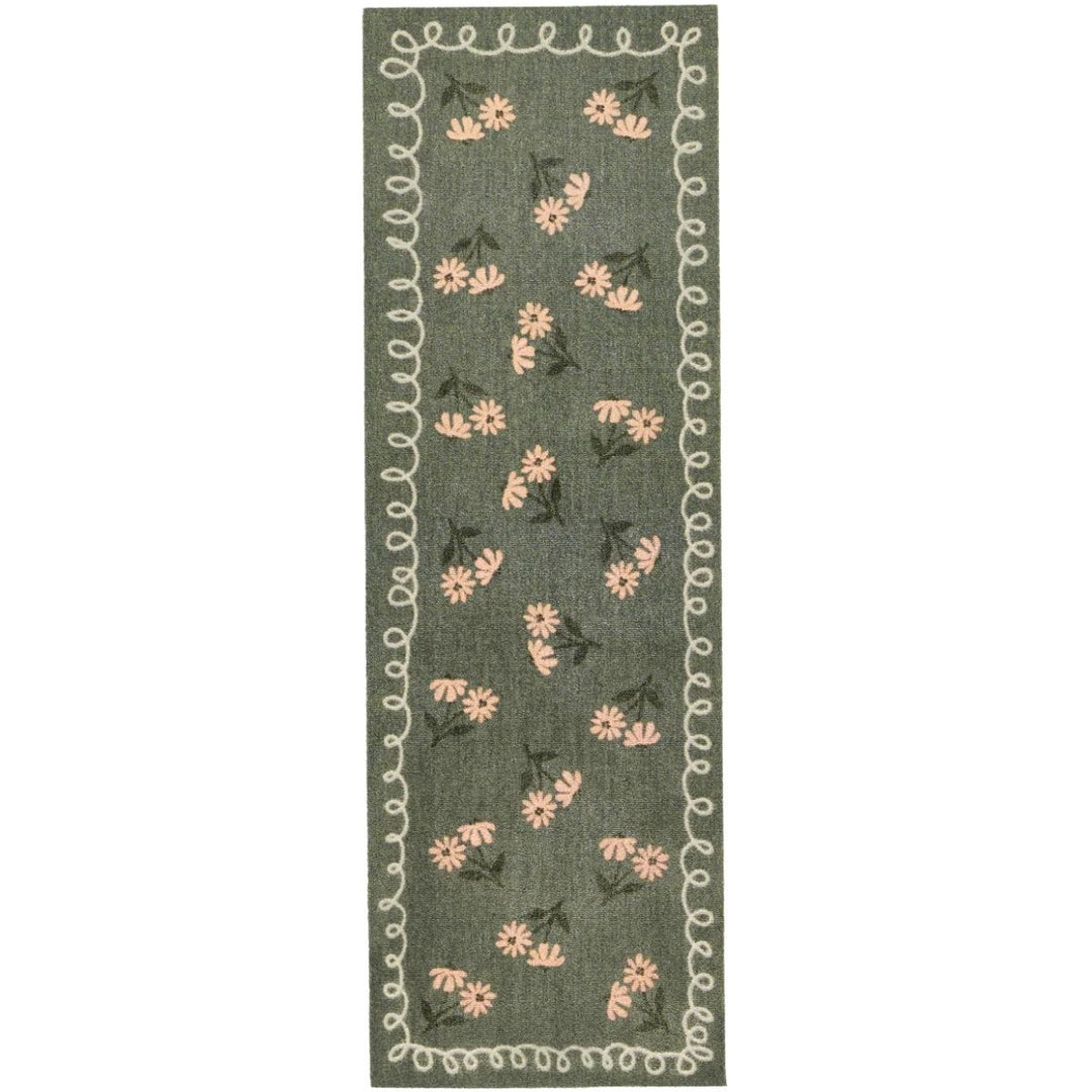 Washable Floral Indoor Mats