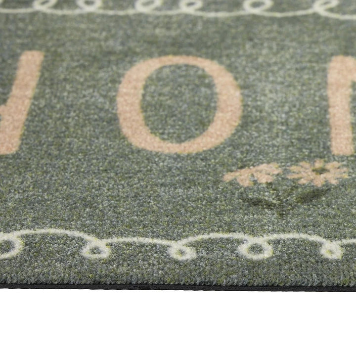 Washable Floral Indoor Mats
