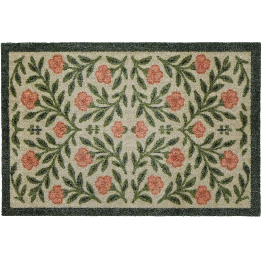 Washable Floral Indoor Mats