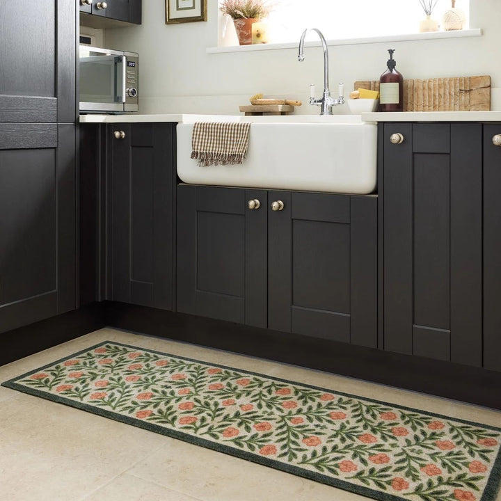 Washable Floral Indoor Mats