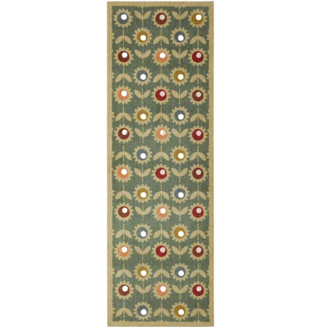 Washable Floral Indoor Mats