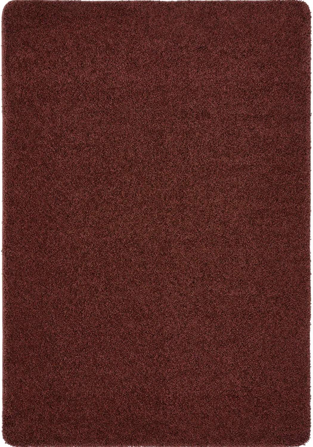 Washable Ox Red Shaggy Rug | Durable & Stain-Resistant