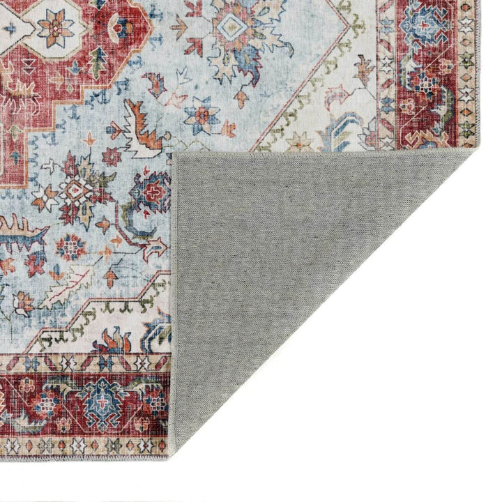The Rugs Washable Rug Eterna Red: Vintage Style - Easy Care
