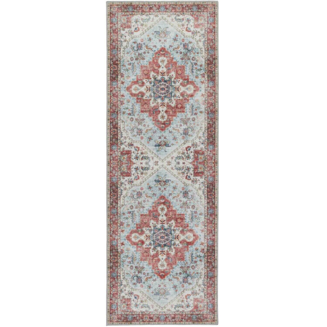 The Rugs Washable Rug Eterna Red: Vintage Style - Easy Care