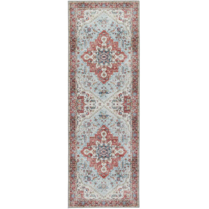 The Rugs Washable Rug Eterna Red: Vintage Style - Easy Care