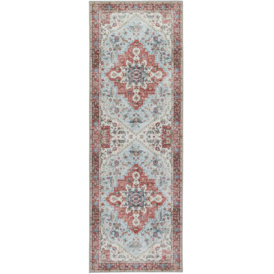 The Rugs Washable Rug Eterna Red: Vintage Style - Easy Care