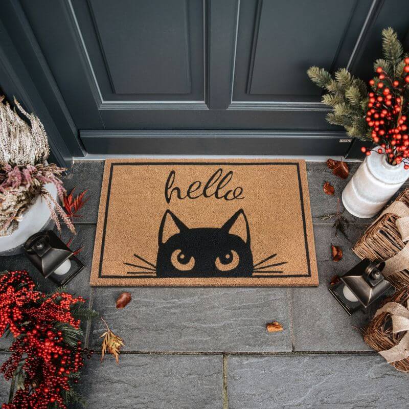 Mix Mats Merry Christmas Coir Doormat 45x75 cm