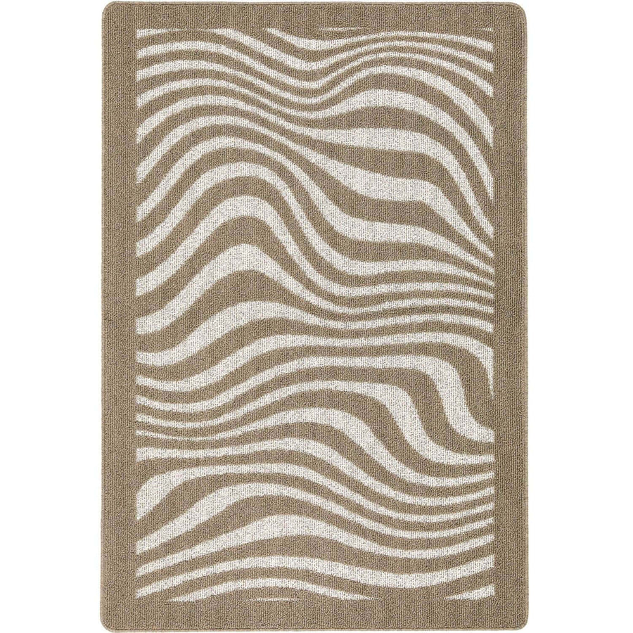 Waves Patterned Washable Mat and Runner Non-Slip | THE RUGS