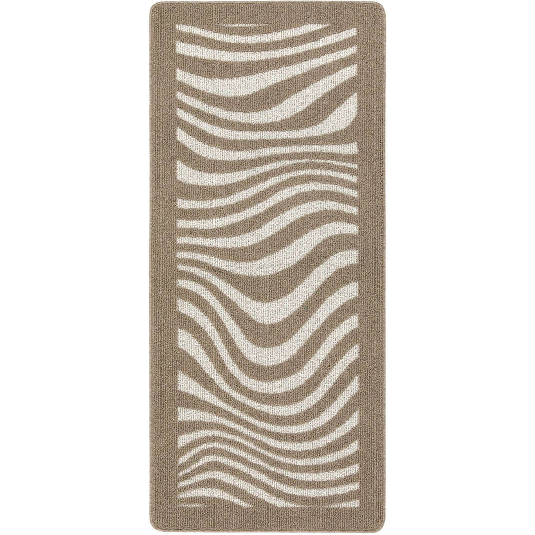Waves Patterned Washable Mat and Runner Non-Slip | THE RUGS