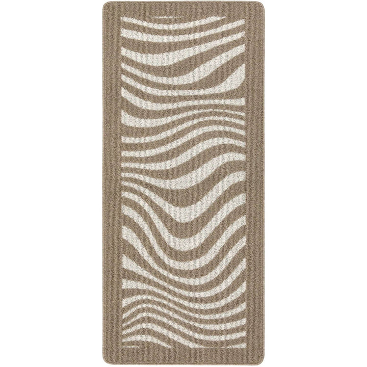 Waves Patterned Washable Mat and Runner Non-Slip | THE RUGS
