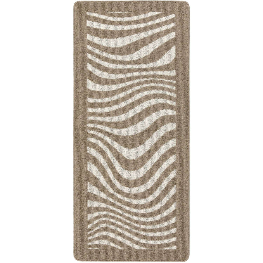 Waves Patterned Washable Mat and Runner Non-Slip | THE RUGS