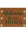 Doormat with 'Welcome to our HOME' text and paw prints on a brown background