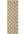 Beige rug with white paw print pattern on a plain background