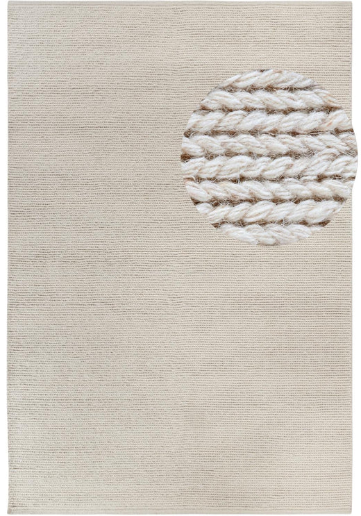 Wool White Rug, long-lasting, easy to clean, eco-friendly, hand-woven rug.