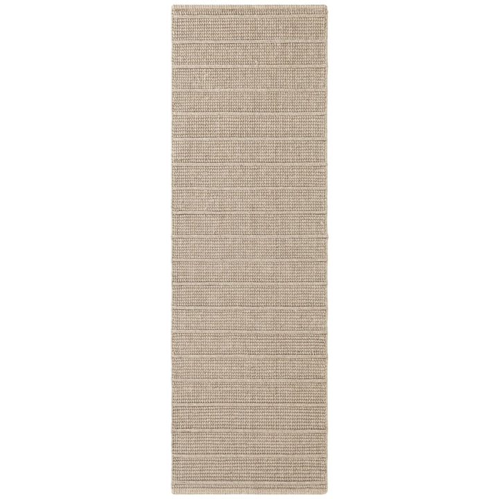 Camden Wool Parker Rug Beige High-quality, textured design, durable pile.