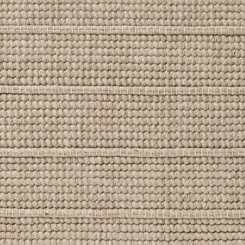 Camden Wool Parker Rug Beige High-quality, textured design, durable pile.