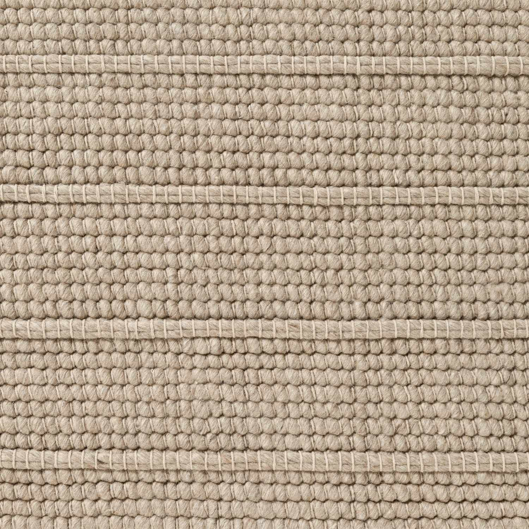 Camden Wool Parker Rug Beige High-quality, textured design, durable pile.