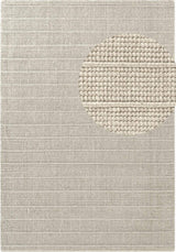 Camden Wool Parker Rug Natural White, hand-woven, ideal for every room.