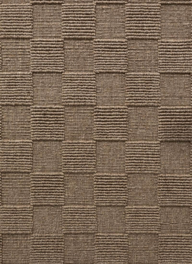 Scala Handwoven Wool Rug – Checkered Design