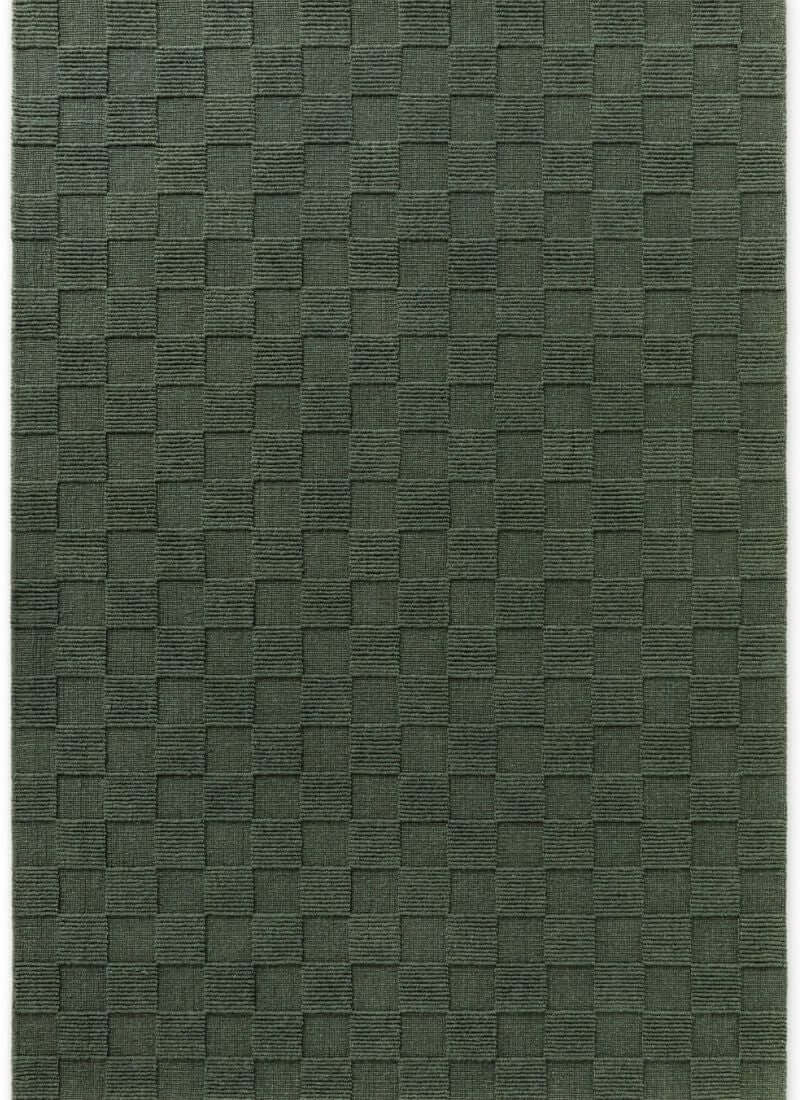 Scala Handwoven Wool Rug – Checkered Design